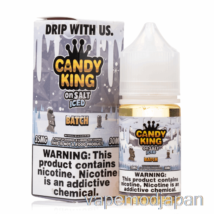 VAPE MOD アイスバッチ - キャンディーキング オンソルト - 30ml 35mg